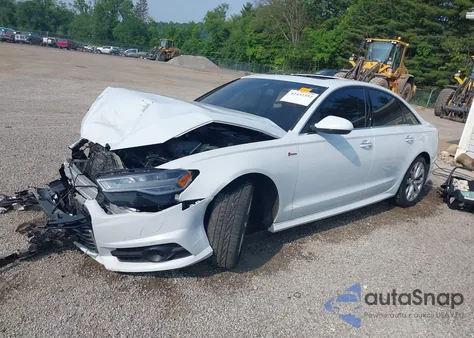 2017 Audi A6 3.0T Premium Plus z USA, uszkodzony, nr VIN WAUF2AFC5HN046477